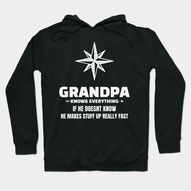 Grandpa knows everything Hoodie by Hunter_c4 "Click here to uncover more designs"